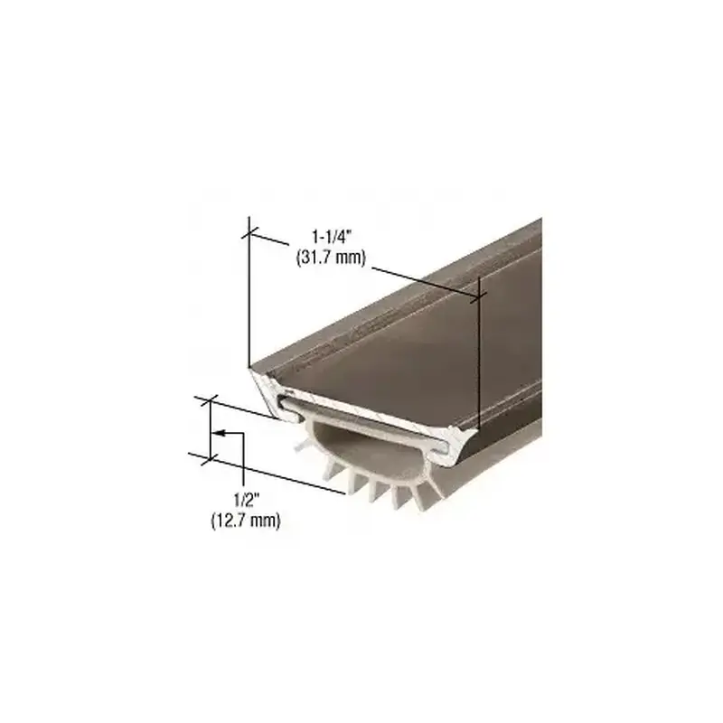 CRL 25VRD48 Bronze Door Bottom Seal - 48"
