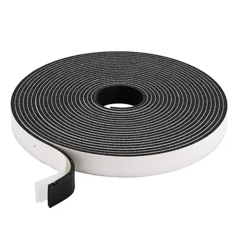 CRL D3450 3/16" x 1/2" Dor-Tite Sponge Rubber Strip Black - 50 Foot Roll