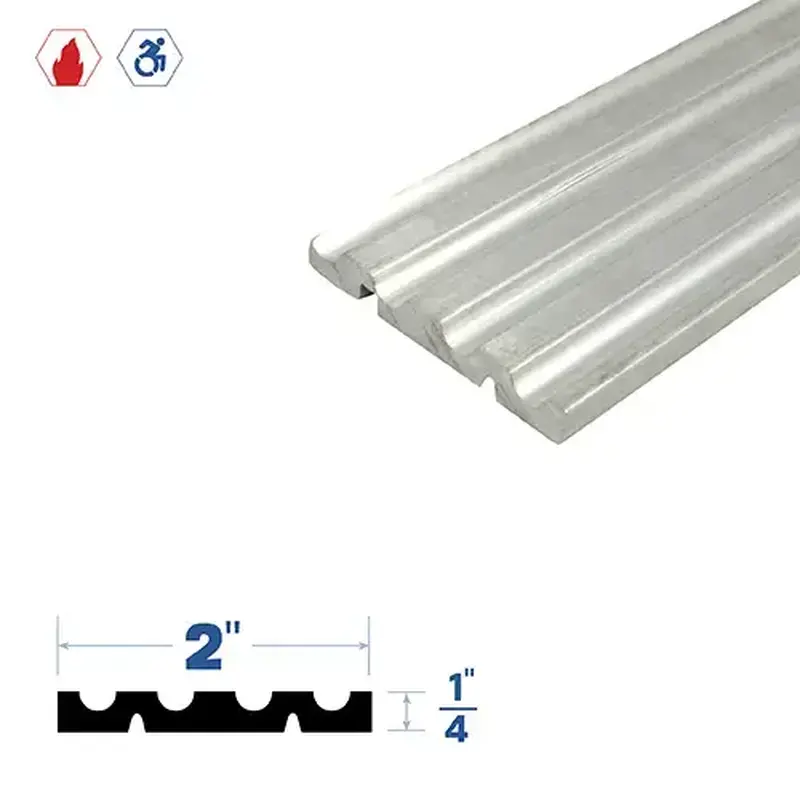 Brixwell 3276MA-LA-24 24" Adjustable Threshold (2" by 1/4") Mill Aluminum2