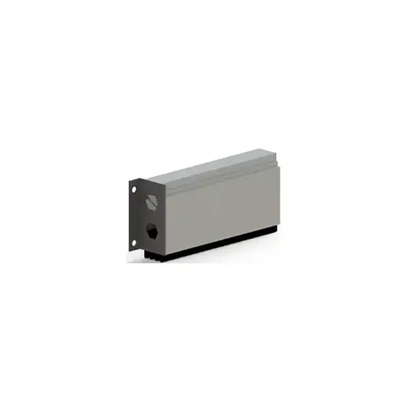 Hager 095046 747S 47" CLR NEOPRENE Clear Anodized