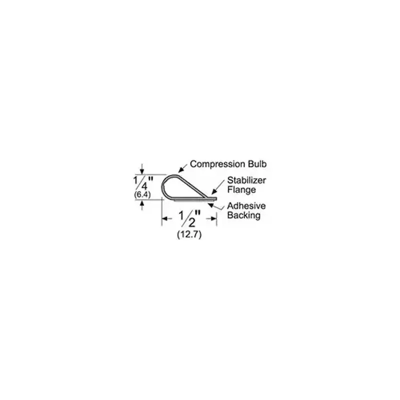 Pemko S88BL-20 Adhesive Perimeter Gasketing