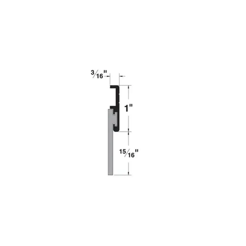 Pemko 321DN48 Pemko 321 Door Sweep Dark Bronze Anodized Aluminum