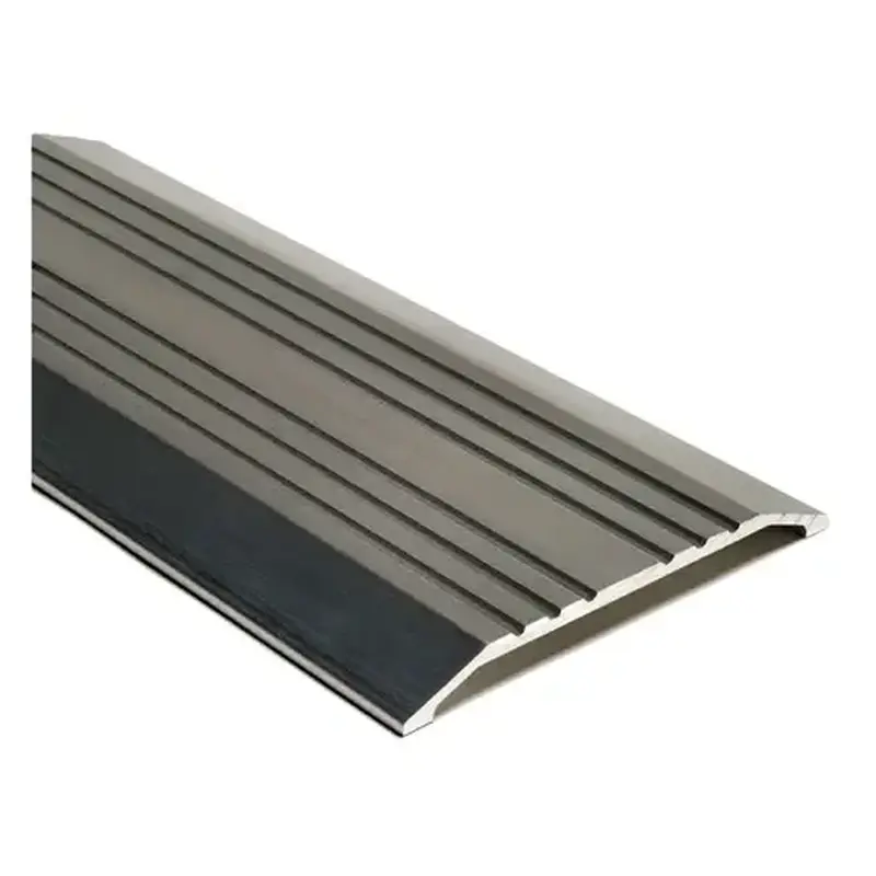 National Guard Products 425 72IN Saddle Threshold, 1/2" H x 5" W x 72" L, Milled Aluminum