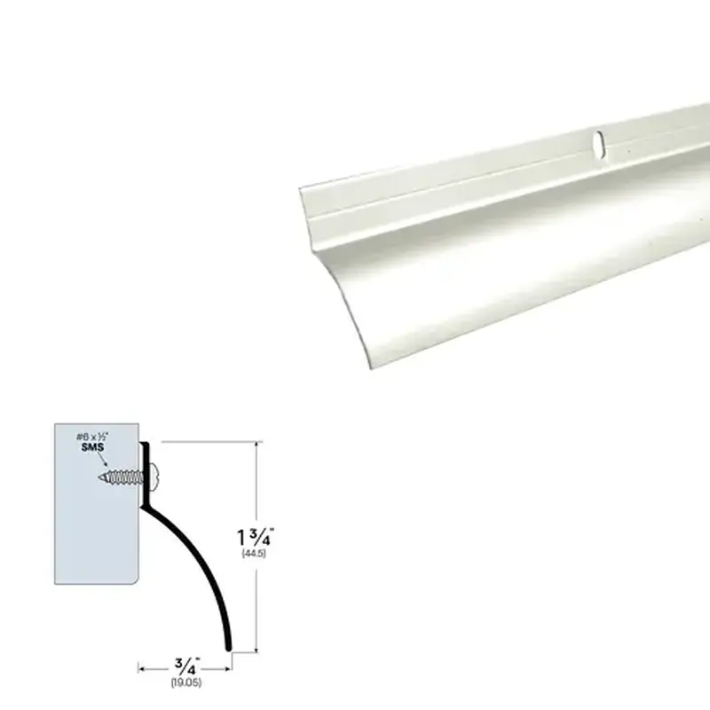Brixwell 711CA Door Sweep (3/4" by 1-3/4") Clear Anodized Aluminum