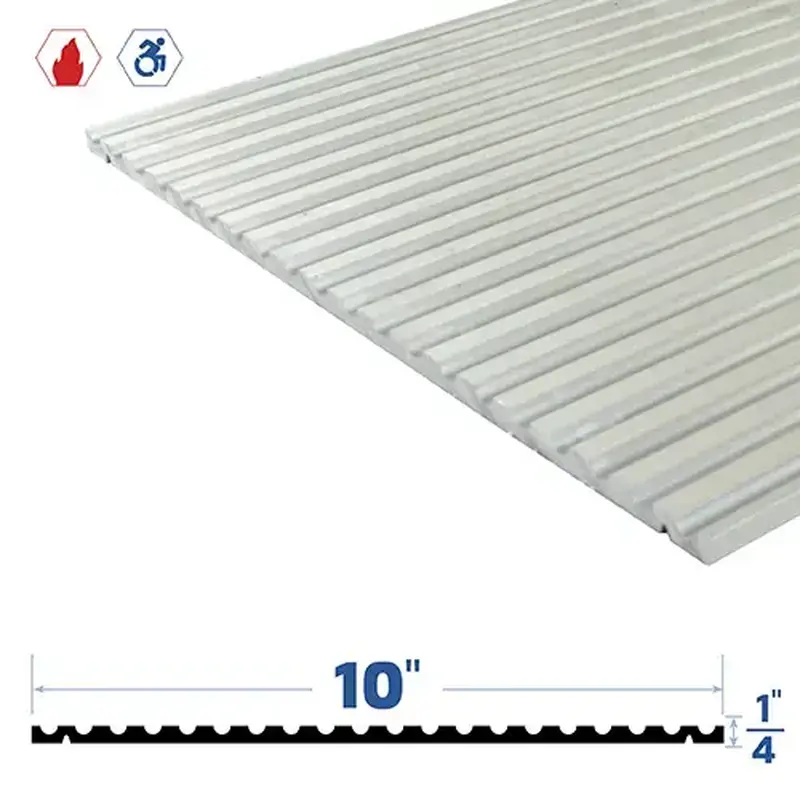 Brixwell 30176MA-PEPX Adjustable Threshold (10" by 1/4") Mill Aluminum