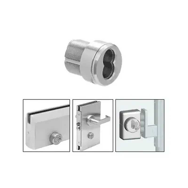 CRL 1CHBS Brushed Stainless Mortise Housing for 7-Pin Small Format Interchangeable Cores (SFIC)