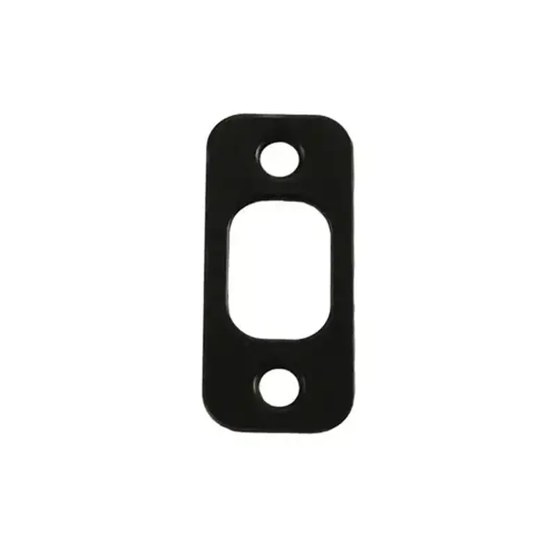Kwikset 85063-514 1" x 2-1/4" Radius Corner Deadbolt Strike Iron Black Finish