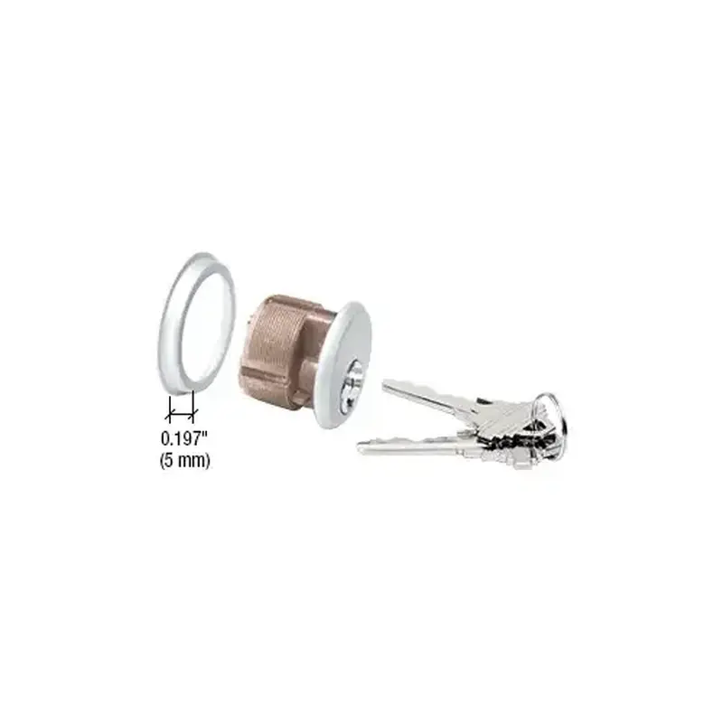 Schlage DL2170SCKAA Aluminum Single Mortise Cylinder with 'C' Keyway and Keyed Alike