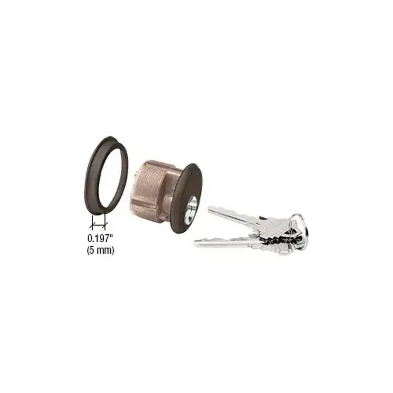 Schlage DL2170SCKADU Dark Bronze Single Mortise Cylinder with 'C' Keyway and Keyed Alike