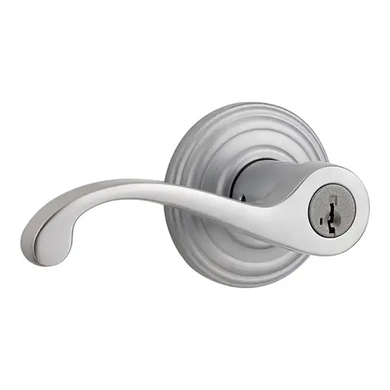 Kwikset 740CHL-26D-SMT-6AL-RCS Commonwealth Keyed Entry Lever Satin Chrome