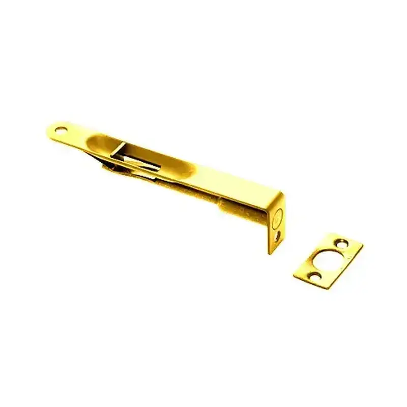 CRL FB313PB Polished Brass 3/4" x 6" RD Residential Flush Bolt