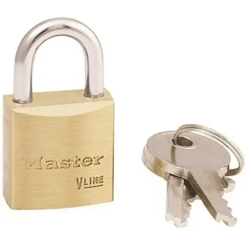 Master Lock 4120KA 213 3/4 in. W Masterlock Brass Padlock Keyed Alike
