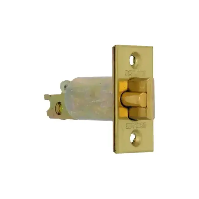 Schlage Commercial 12-100 605 B250 Series Square Corner Dead Latch with 2-3/8" Backset Bright Brass Finish