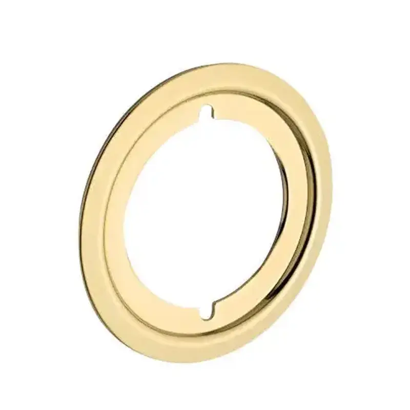Baldwin 8090003 Estate Deadbolt Trim Ring Polished Brass Pair