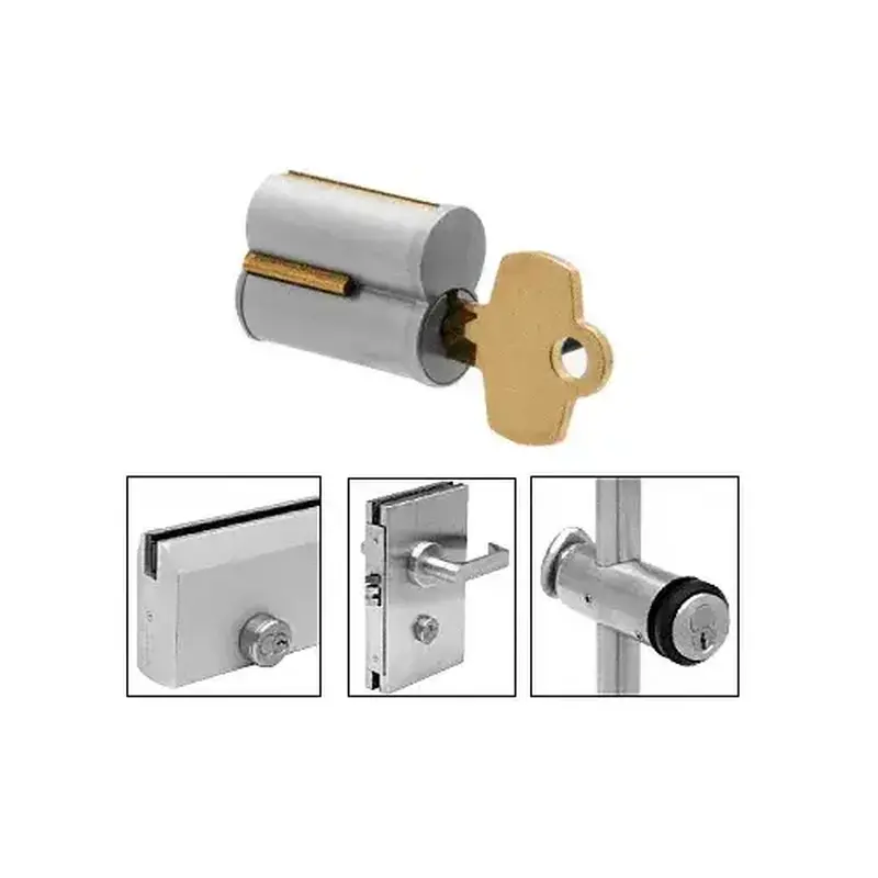 CRL 1C04 7-Pin Key #4 Small Format Interchangeable Core Brushed Nickel