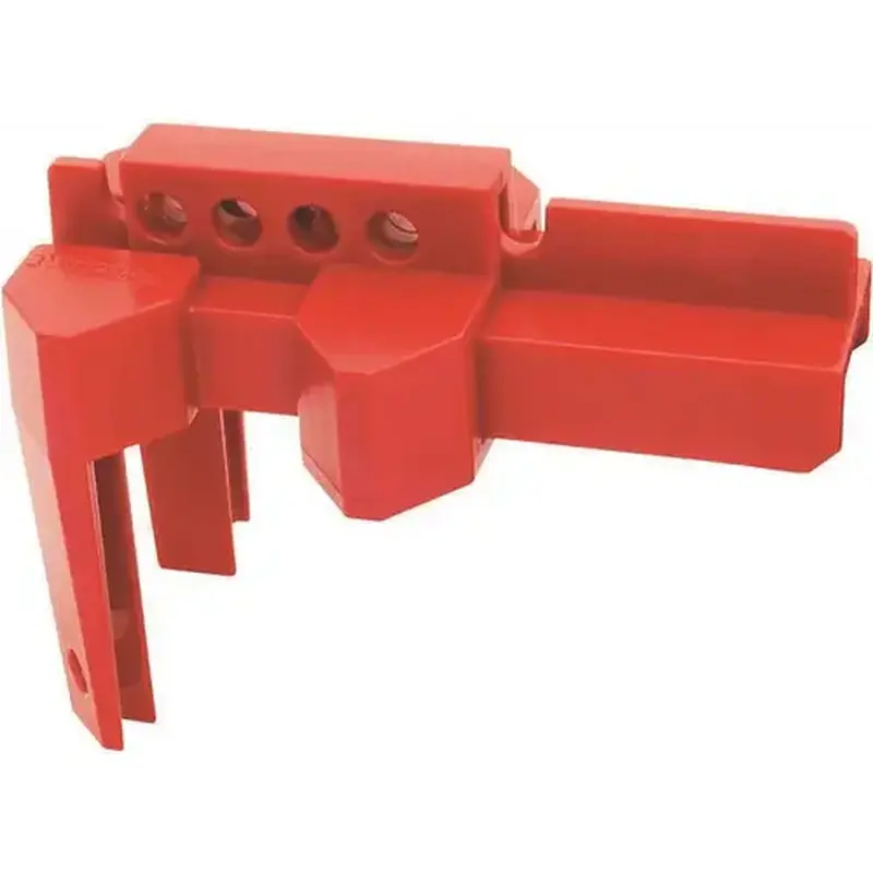 Master Lock S3081 1/2 in. to 2 in. Valves Adjustable Ball Valve Lockout Red