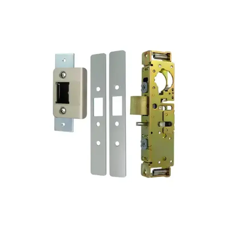 Adams Rite 4900-46-201-628 Heavy Duty Deadlatch 1-1/2" Right Hand; 2-5/8" Flat Mortised Strike Clear Anodized Aluminum Finish