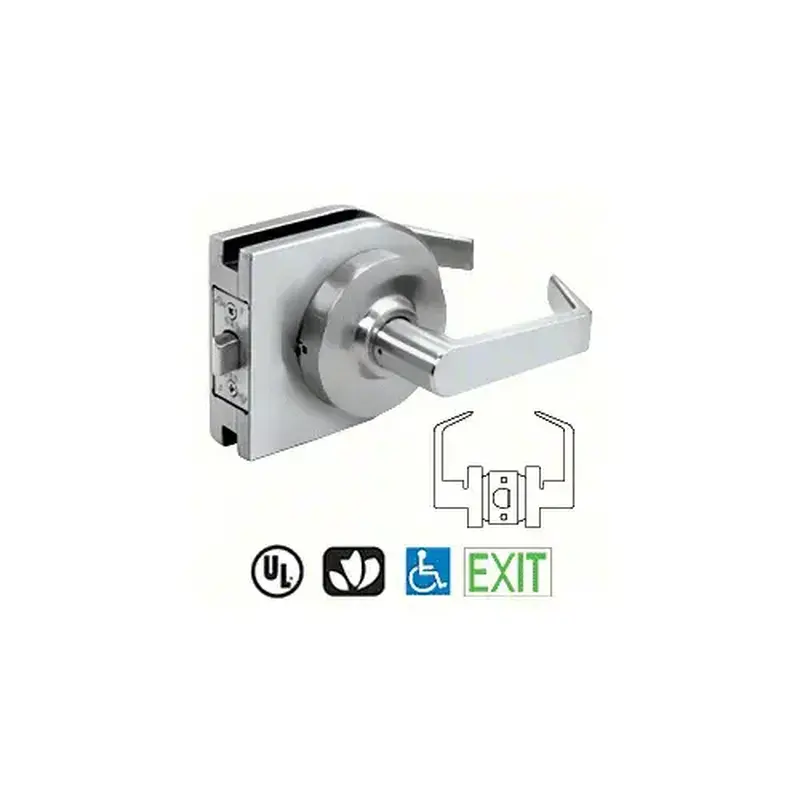 CRL LH10SA Satin Anodized Grade 1 Lever Lock Housing - Passage