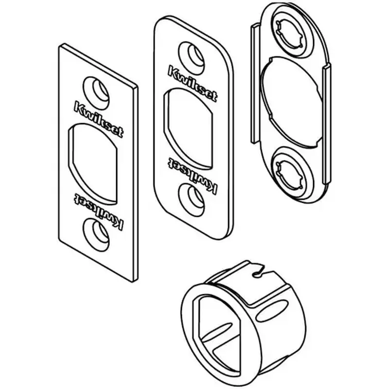 Kwikset 81845-5 6-Way Plainlatch Service Kit, Satin Brass Blackened