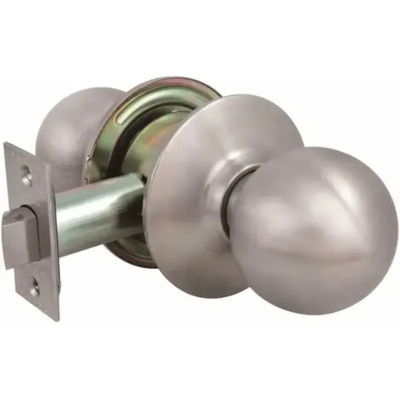 US Lock USX2012NB32D 2010 GR2 2-3/4 in. Backset US32D Passage Hall/Closet Ball Door Knob Brushed Stainless