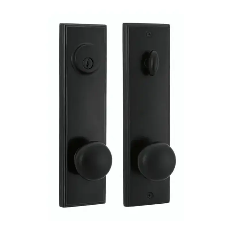 Weslock L6671I2I2SL2D  Left Hand Atteberry 6671 Active Lockset with Single Cylinder Deadbolt Black Finish