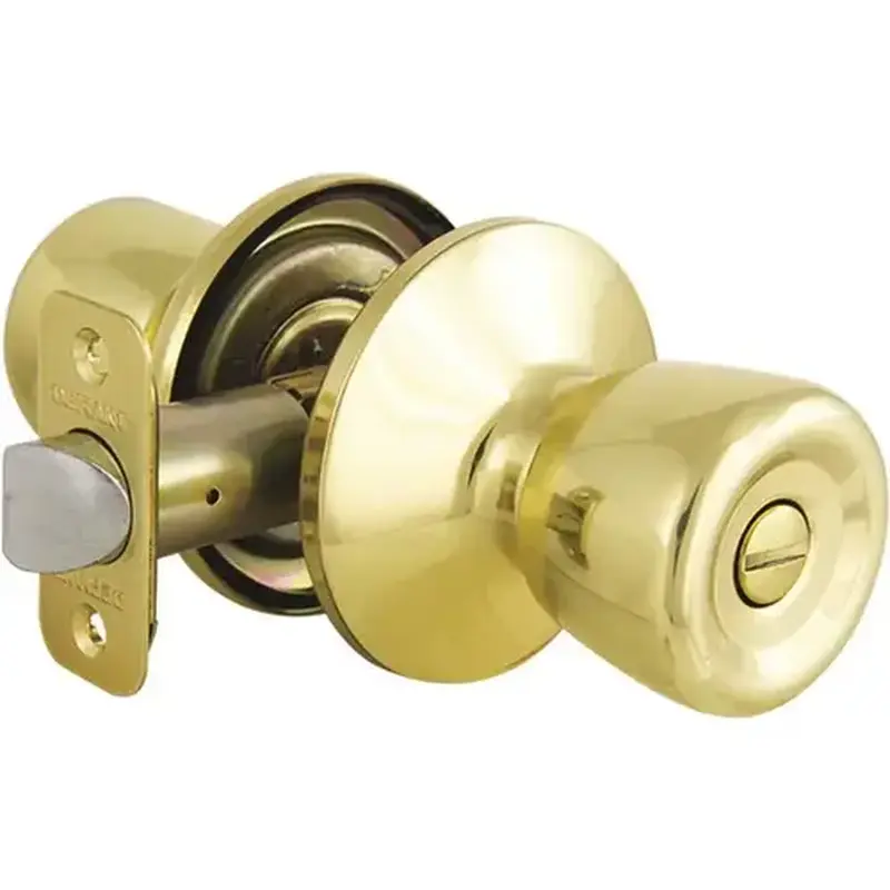 Defiant TR710B Waterbury Polished Brass Privacy Bed/Bath Door Knob