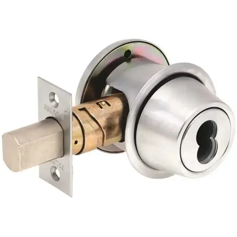 Falcon D241 BD 626 Single Cylinder Deadbolt ADJ BS IC in Satin Chrome