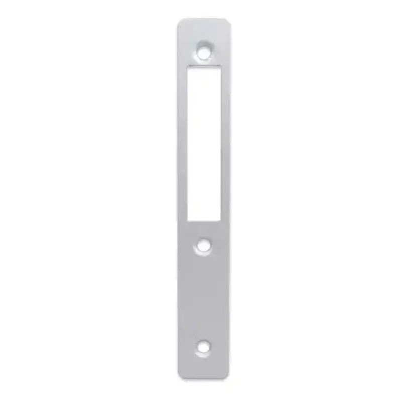 International Door Closers FP-1821-AL International Flat Style Hook Latch Deadlock Face Plate Anodized Dull Aluminum