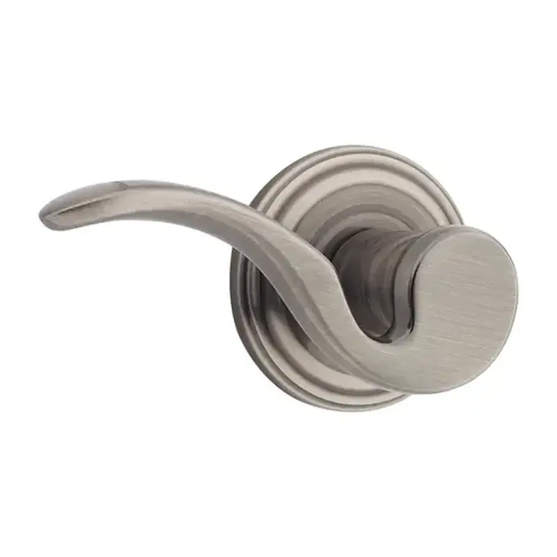 Kwikset 720BRL-15A-RCAL-RCS Brooklane Passage Lever Satin Nickel Blackened