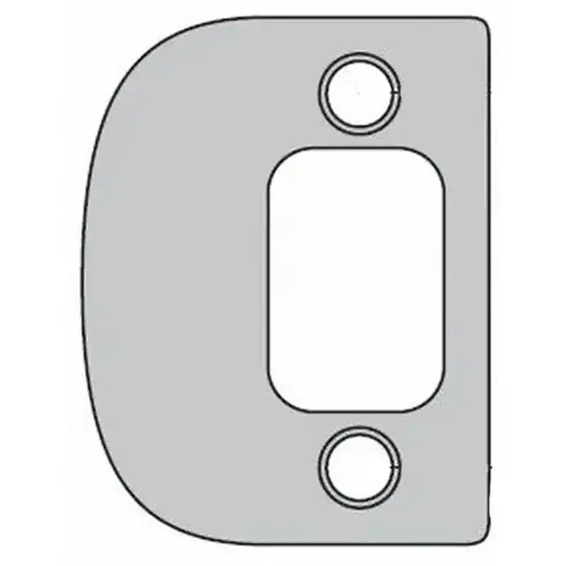 Kwikset 84638-3 Deadbolt Strike, Bright Polished Brass