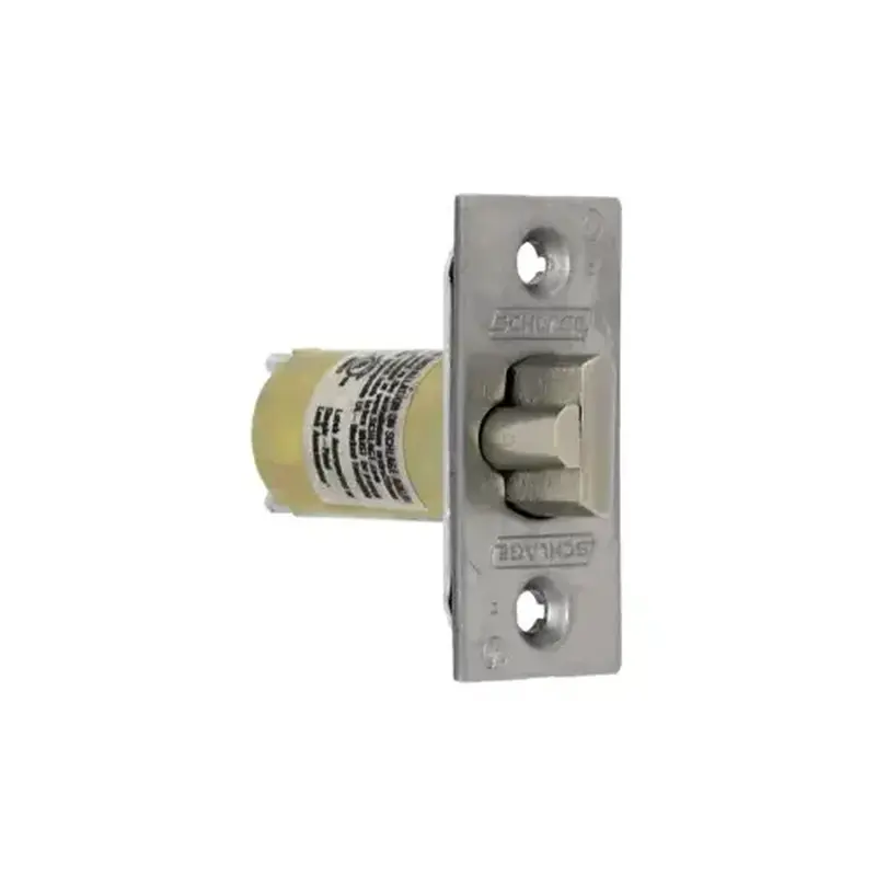 Schlage Commercial 11-091 605 A Series Square Corner Dead Latch with 2-3/4" Backset with 1" Face Bright Brass Finish