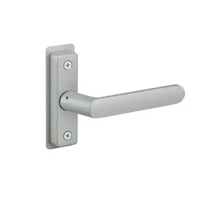Adams Rite 4568-601-119 4568 Eurostyle Deadlatch Straight Handle, Black Painted