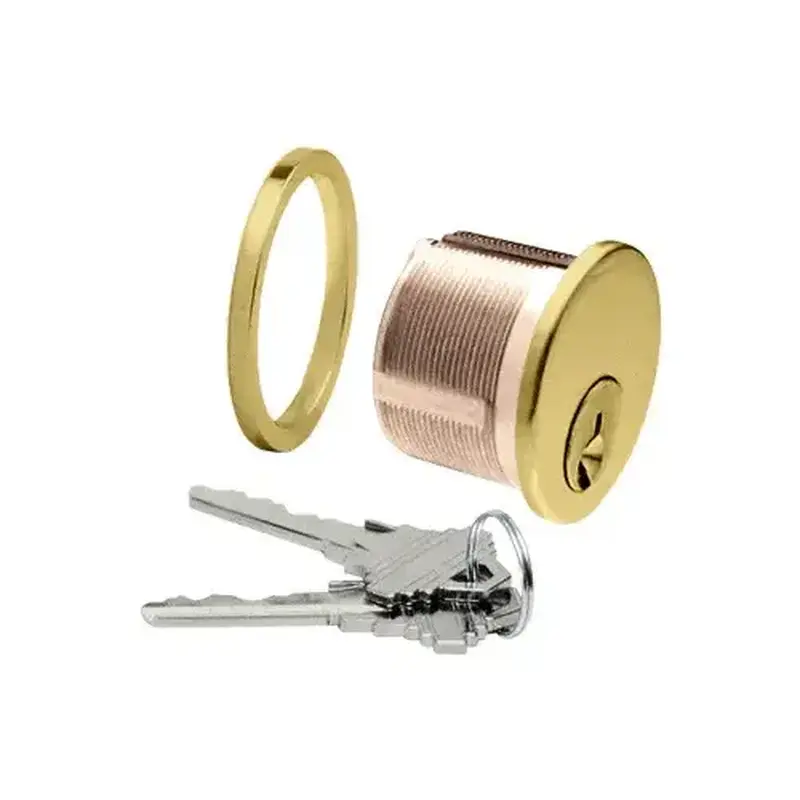 CRL DRA10KDPB Polished Brass Mortise Keyed Randomly Cylinder