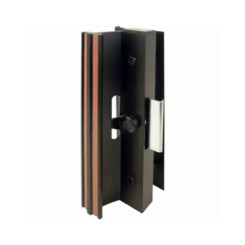 Prime-Line C 1006 C 1006 Handle Set, Aluminum, Anodized, 1 to 1-1/2 in Thick Door Black