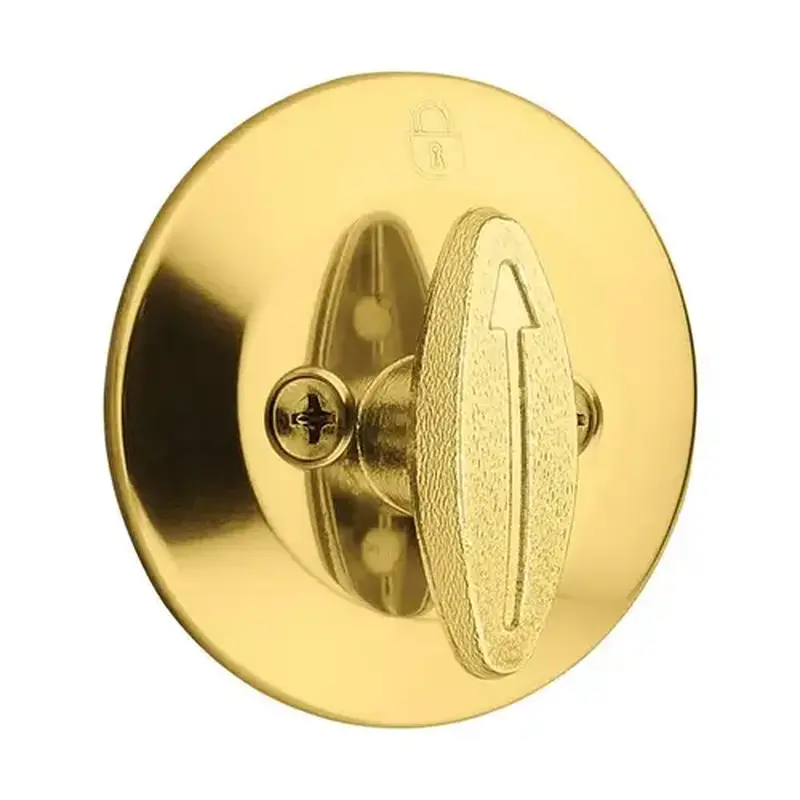 Kwikset 96630-059 Deadbolt Polished Brass Metal Polished Brass