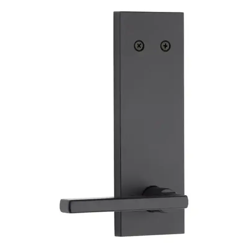 Kwikset 973HFLSQF-514 Dummy Interior Halifax Trim with Square Full Escutcheon Iron Black Finish