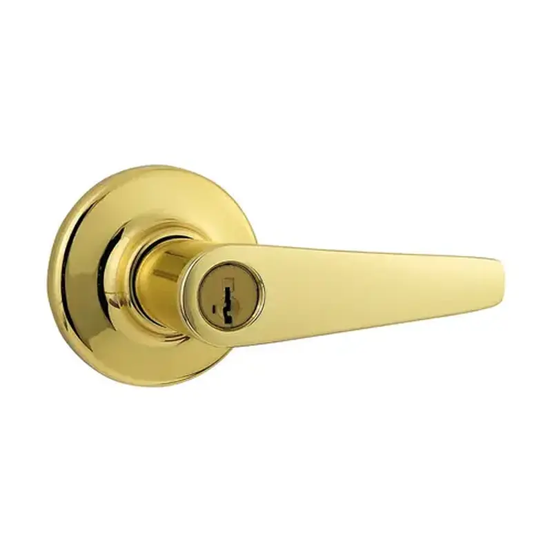 Kwikset 405DL-3-SMT-6AL-RCS Delta Keyed Entry Lever Bright Polished Brass