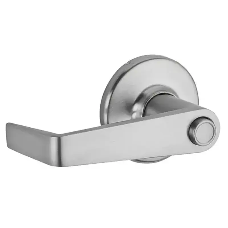 Kwikset 756KNL26DSMTRCAL 756KNL 26D S Entry Lever, Pushbutton Lock, Satin Chrome, Zinc, Residential, Re-Key Technology: SmartKey
