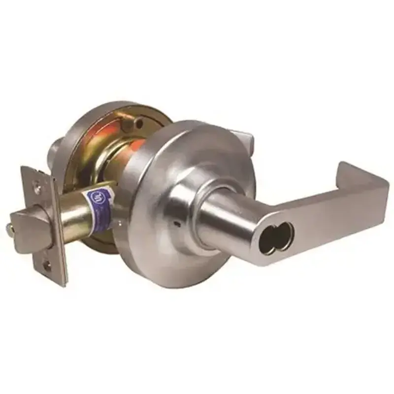 Marks 195 RS 26D Classroom Function Grade 1 Keyed Door Lever Lockset Accepts Interchangeable Core Satin Chrome