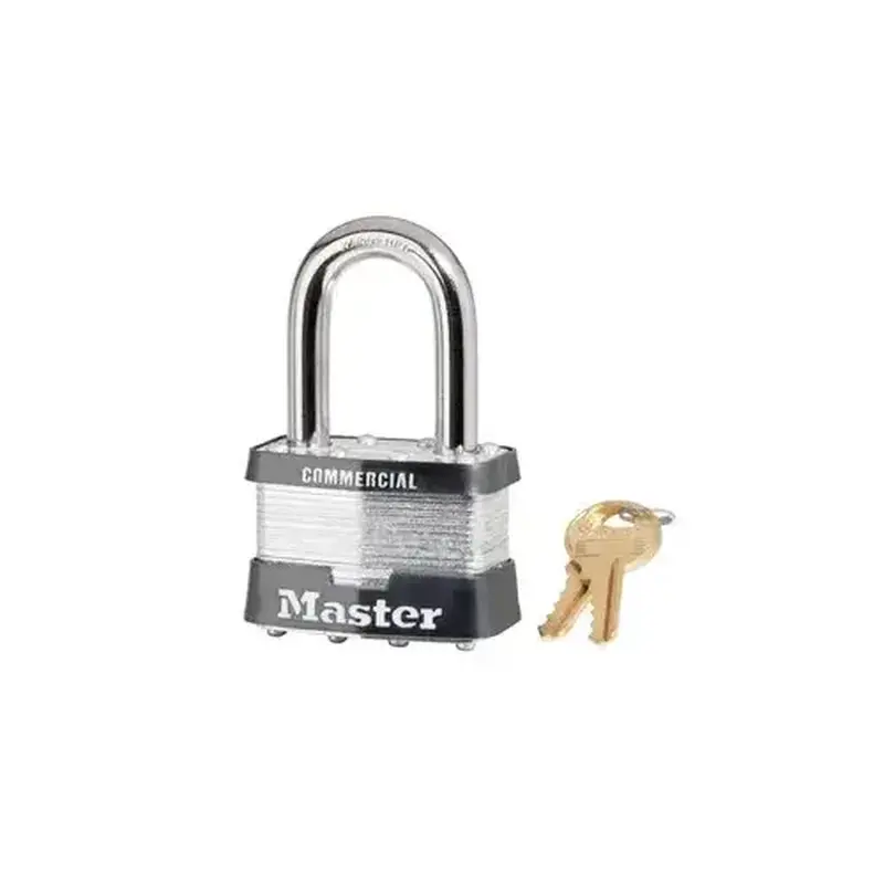 Master Lock 5KALF A383 Number 5 1-1/2 in. L Steel Laminated Padlock Hackle Keyed Alike Number