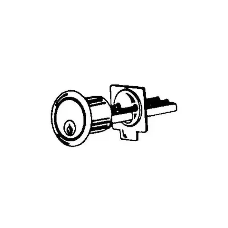 Schlage Commercial 20-057E 626 FSIC Rim Cylinder E Keyway, Satin Chrome