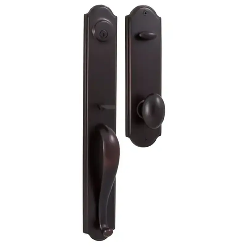 Weslock 06645-1J10020  Philbrook Dummy Handle set with Julienne Knob in the Oil Rubbed Bronze Finish