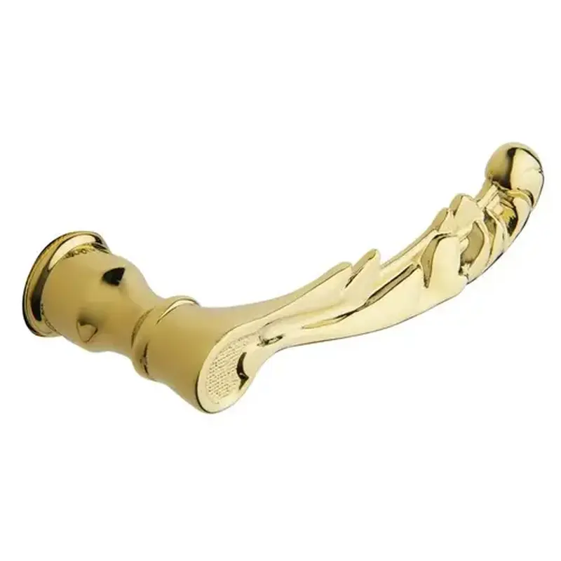 Baldwin 5121003MR Estate Lever Set Less Roses Polished Brass Pair