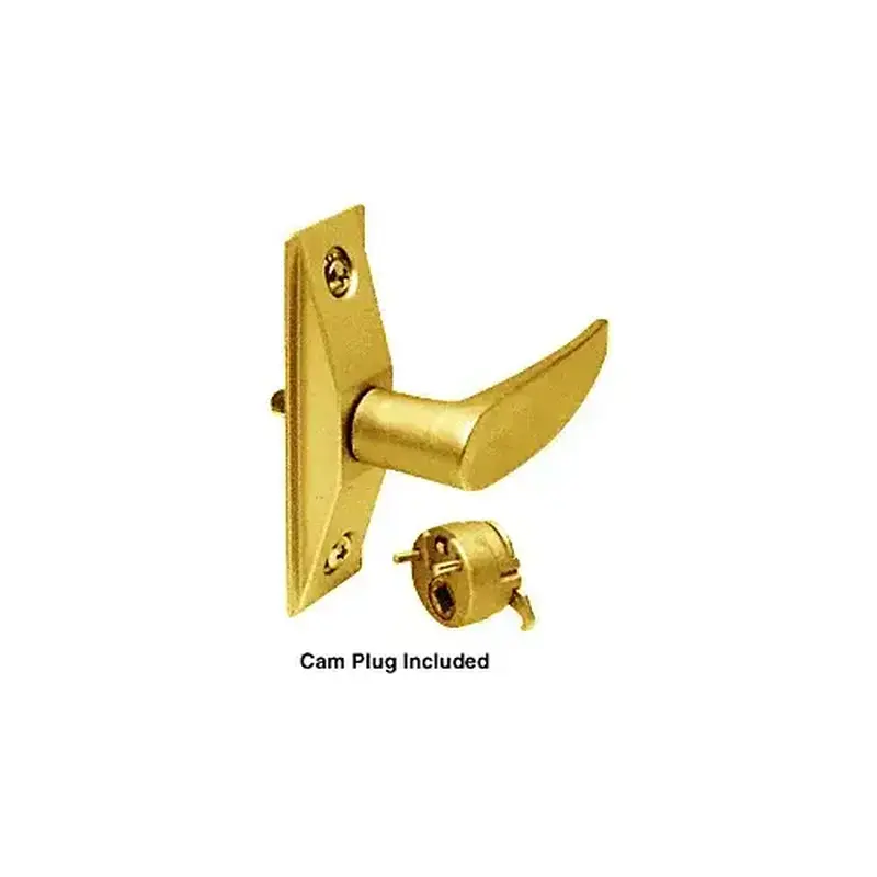 CRL DL2150RHBR Brass Right Hand Lever Handle