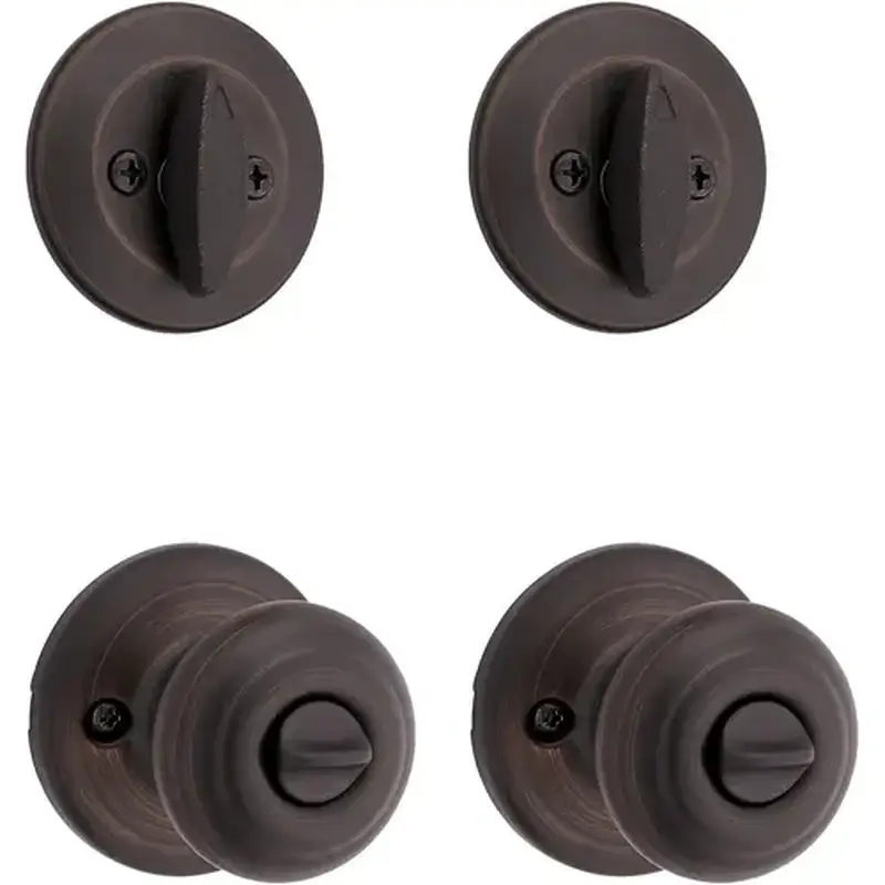 Kwikset 242CV 11P CP K6 242CV 11P SMT CP K2 Cove Project Pack - Venetian Bronze