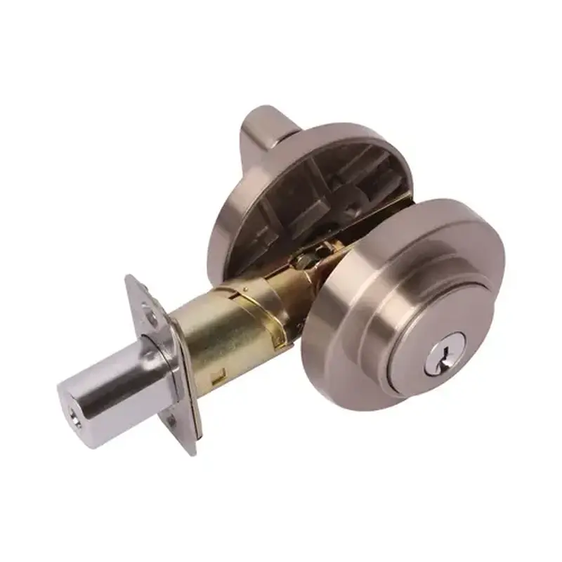 Pamex FDKP4 One-sided Deadbolt Satin Nickel