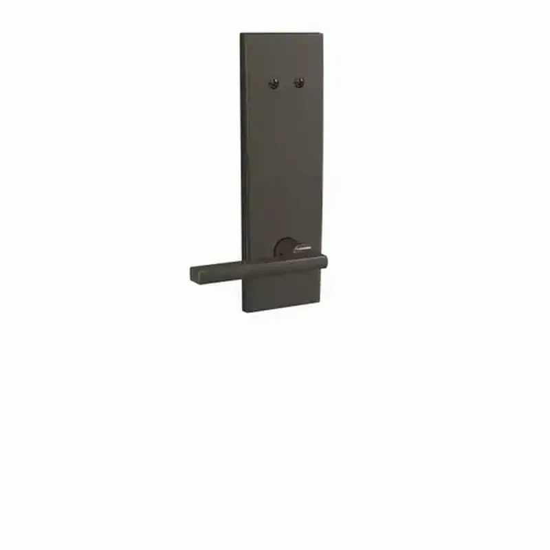 Schlage Custom FCT94LAT530CEN Latitude Lever with Century Escutcheon Dummy Interior Trim Black Stainless Finish