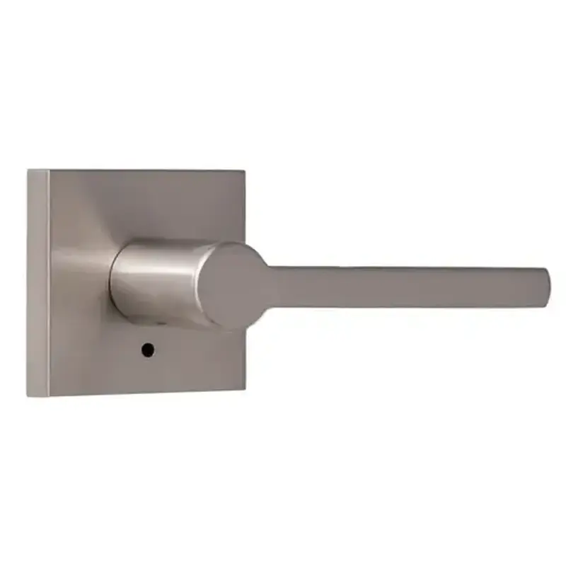 Weslock 007109N9NFR20  Brady Lever Privacy Lock with Adjustable Latch and Full Lip Strike Satin Nickel Finish
