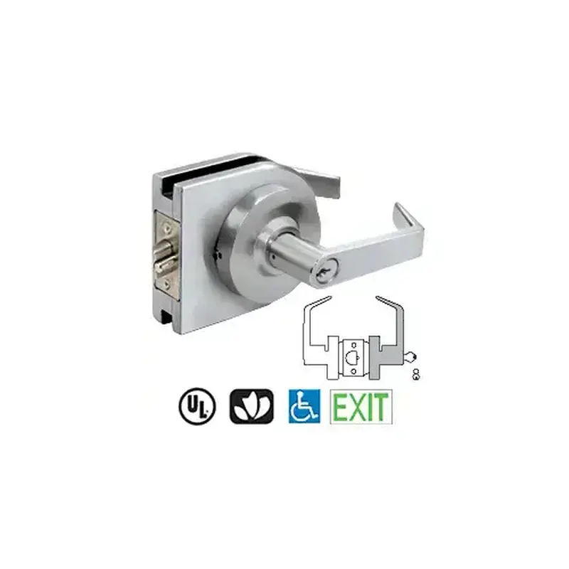 CRL LH75SA Satin Anodized Grade 2 Lever Lock Housing - Storeroom