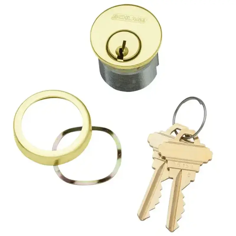Schlage 30-001 CE 112 605 Mortise Cylinder Bright Brass